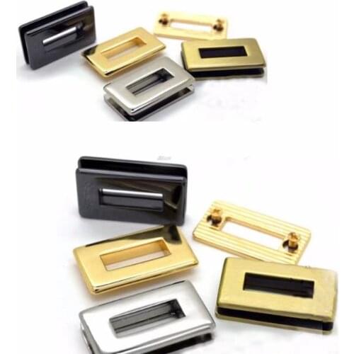 1 1/4 Inch (30mm) Metal Rectangle Screw Rings Purse Loop Eyelet