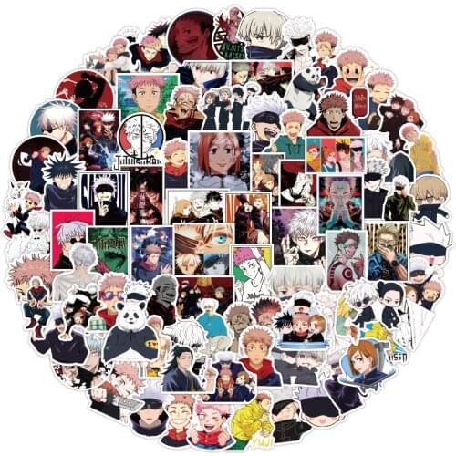 10/30/50/100PCS Anime Jujutsu Kaisen Cartoon Graffiti Stickers DIY Bike Travel Luggage Guitar Laptop Cool Waterproof Sticker Toy