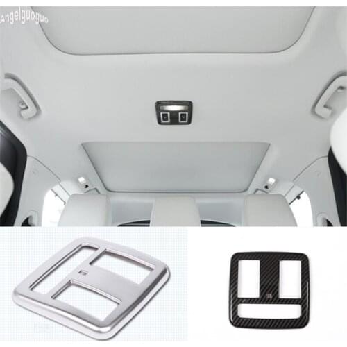 ABS Carbon / Chrome style For Jaguar XF XE XFL 2016-19 Car Rear Read Lamp Light LED Frame Cover Trim Sticker upgrade Accessories