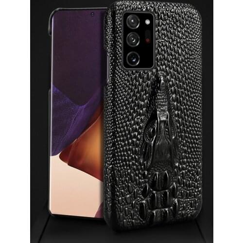 Genuine 3D Dragon Head Leather Cover Case For Samsung Galaxy Note 20 Ultra 10 9 S20 FE S8 S9 S10 Plus A50 A70 A71 A51 M31 M51