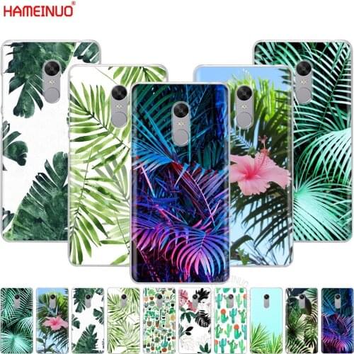 HAMEINUO green leaves plants summer Cover phone Case for Xiaomi redmi 5 4 1 1s 2 3 3s pro PLUS redmi note 4 4X 4A 5A