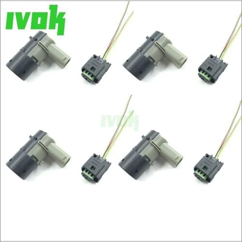 66206989068 PDC Parking Sensor+Connector/plug For BMW E39 E53 E60 E61 E64 E65 E83 R50 R52 R53 525i 530i 540i M5 X5 Z4 989068