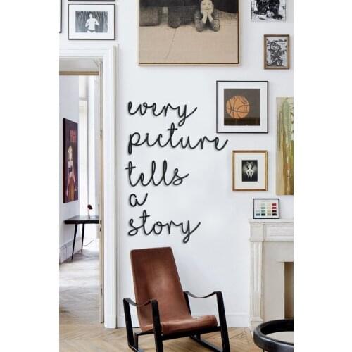 Wooden Wall Sign Wall Decorative Writing Laser Cut MDF New Home Gift Living Room Decorations Wooden Graffiti