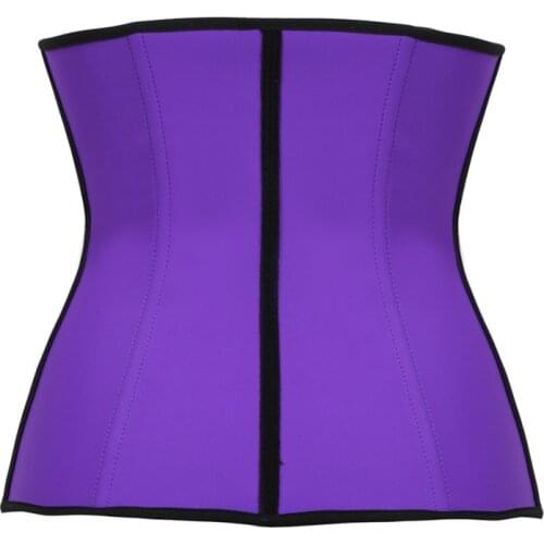 Women Waist Trainer Modeling Strap Latex Slimming Belt Waist Cincher Body Shaper Steel Boned Fajas Belly Slimming Sheath Top