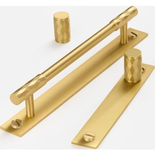 Dooroom Brass Furniture Handles Modern Hammered Black Gold Cupboard Wardrobe Dresser Shoe Box Drawer Cabinet Knobs Pulls