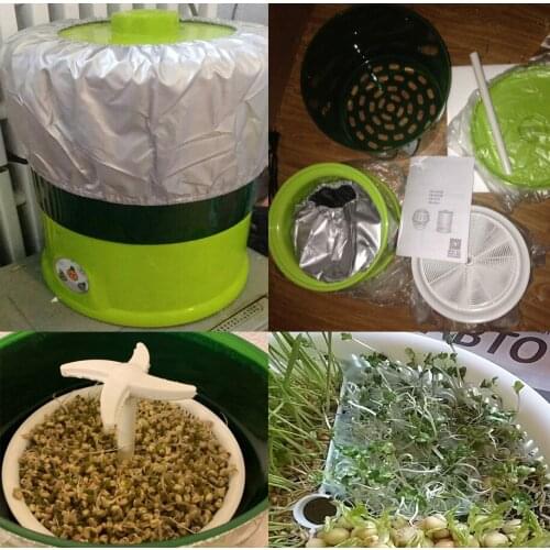 Electric Sprout Bud Machine Intelligent Thermostat Vegetable Green Seeds Growing Automatic Bean Sprouts Maker 3 Layer EU