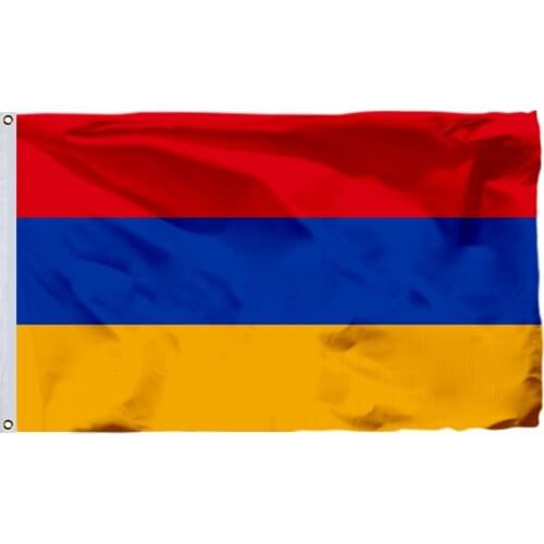 Republic of Armenia Flag 120 x 180 cm 100D Polyester Armenia Armenian Flags And Banners National Flag Country Banner