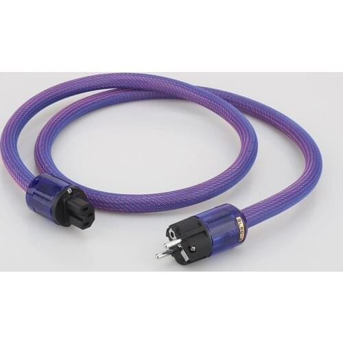 HI-End 6N Copper Audio Grade USA/Schuko Power Cable With P037 /P037E EU Power Plug Cable HIFI