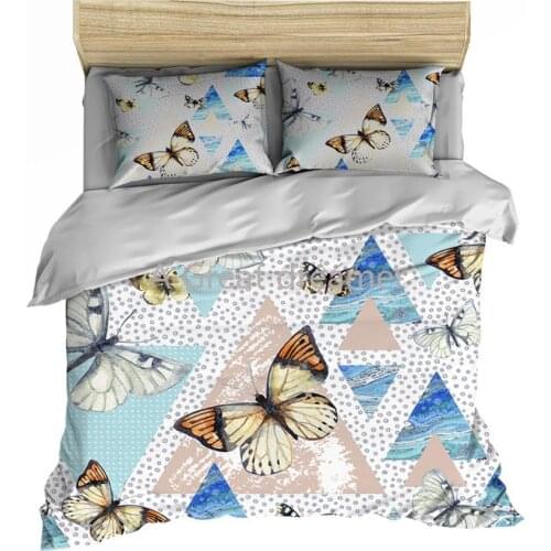 3D Butterfly Bear Flamingo Bedding Set Adults Kids Home Textiles Bedroom Set Queen Drop Ship Animal Duvet Cover Sets