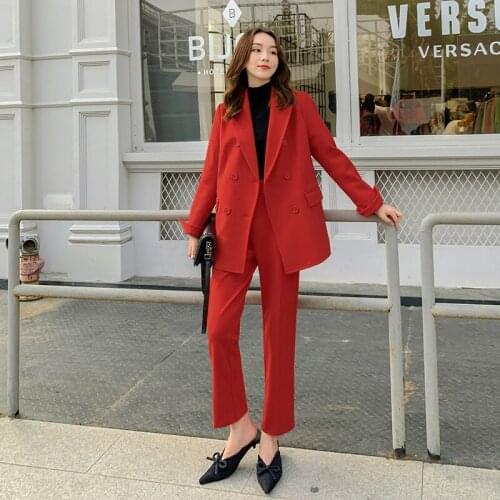 Женские шерстяные брючные костюмы LOW LUV China At AliExpress