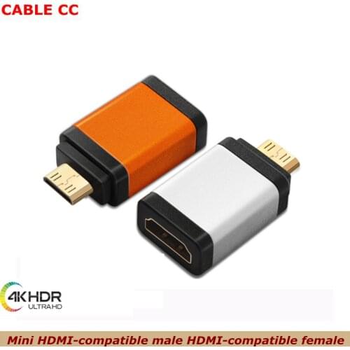 The best quality MINI HDMI MALE to HDMI female adapter converter 1080 P 2K 4K 60hz for MINI PC HDTV HD CAMERA