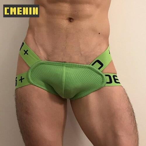 Comfortable Cotton Gay Men Sexy Underwear Thong Men Jockstrap New Arrival Mens Thongs And G Strings Mens Underpants BS3511