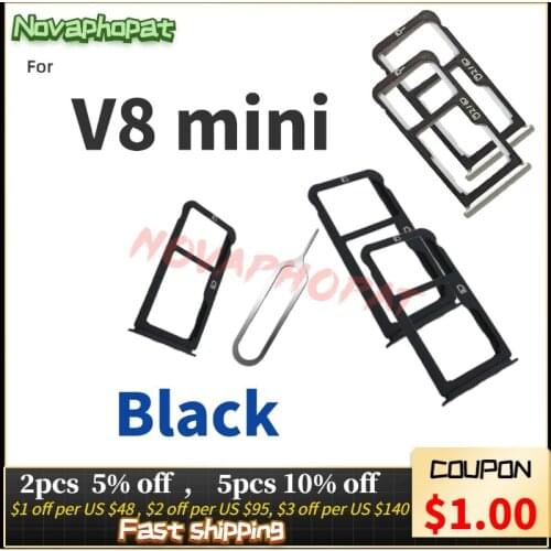 Novaphopat For ZTE Blade v8 mini V0850 SIM Card Tray Holder Micro SD Slot Socket Adapter Replacement + tracking