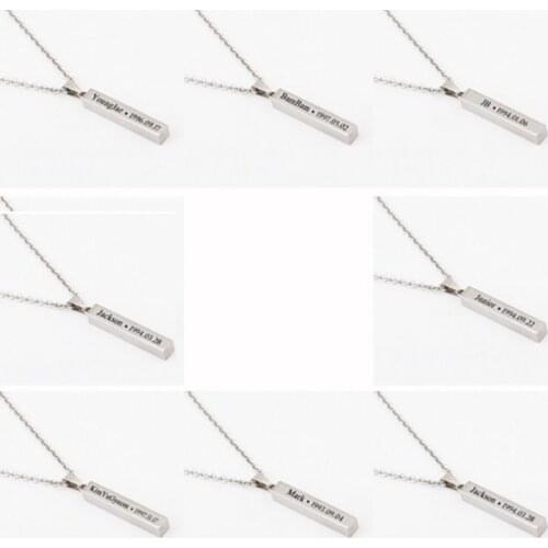 KPOP JB MARK JINYOUNG JACKSON BAMBAM YuGyeom YoungJae Necklace Pendant Necklace Necklace Chain Wholesale New
