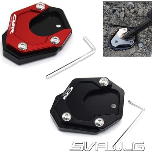 For HONDA CB650R CBR650R 2019 2020 Motorcycle CNC Foot Side Stand Pad Plate Kickstand Enlarger Support Extension