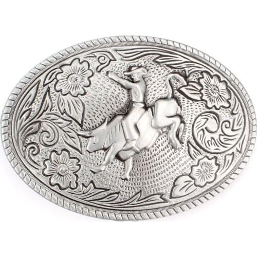 Bullfighting and leisure belt buckle Ride a cow man buckle