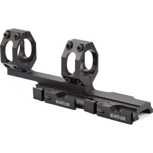 QD Auto Quick Release Rifle Scope Mount Rings 30mm/25mm Cantilever for 20mm Picatinny Rail Optics