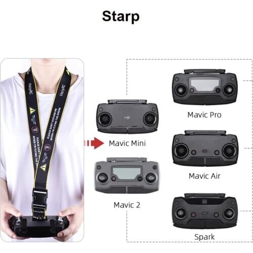 DJI Remote Control Hook Holder Strap for DJI Mavic 2/Mini/Air/Pro/Spark Drone Neck Lanyard Safety Strap Sling Drone Accessories