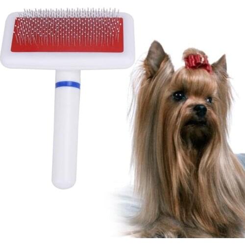 Puppy comb cat comb remove flea stainless steel needle beauty brush bath cleaning comb pet supplies