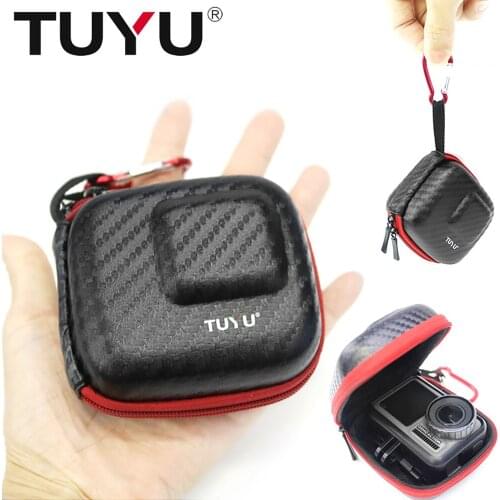 TUYU for DJI OSMO Action Mini EVA Protective Storage Case Bag Box Mount for Go Pro Hero 7 6 5 Black Sliver Accessories