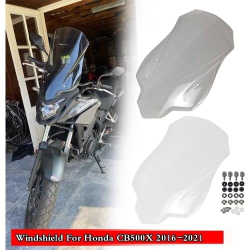 For Honda CB500X Wind Deflectors Motorcycle Accessories Windscreen Windshield Shield Screen 2017 2018 2019 2020 2021 CB 500X