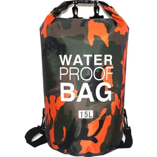 PVC Waterproof Dry Bag 5L 10L 20L 30L Camo Outdoor Diving Foldable Man Women Beach Swimming Bag Rafting River Ocean backpack