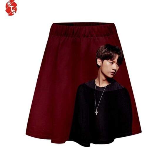 Straykids 3D Printed Kpop Skirts for Women Fashion Streetwear Short Skirts 2019 Hot Sale Casual Trendy Summer Wear