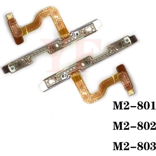 10PCS For Huawei Mediapad M2 M2-801L M2-801 M2-803L M2-802L 8" Power ON OFF Volume Up Down Side Button Flex Cable