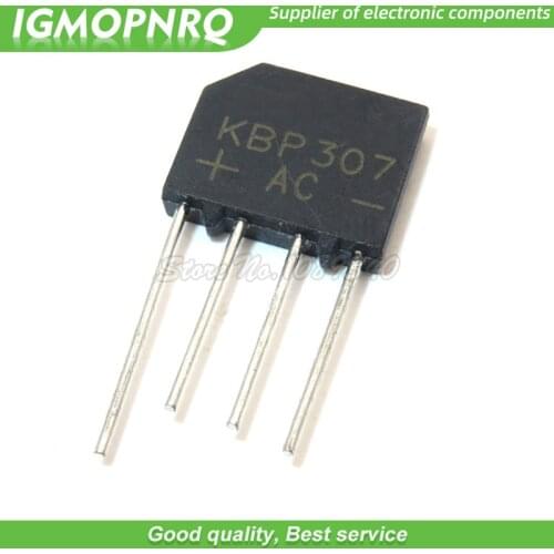 10pcs KBP307 ZIP Bridge Rectifiers 700V 3A new original