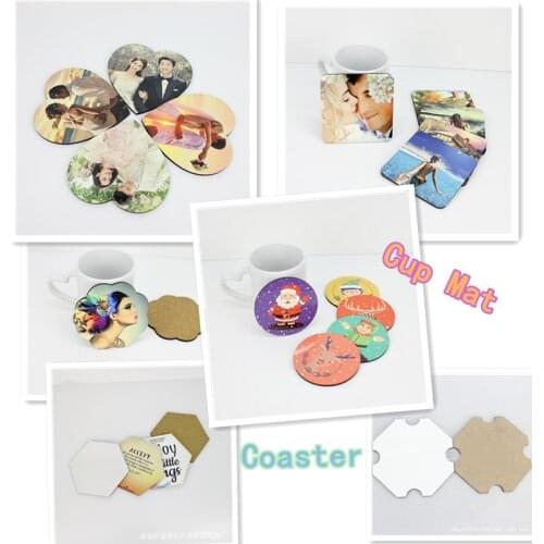 20PCS/lot DIY sublimation blank MDF Wooden coaster kitchen accessories mat cup bar mug drink pads Captain America Coaster