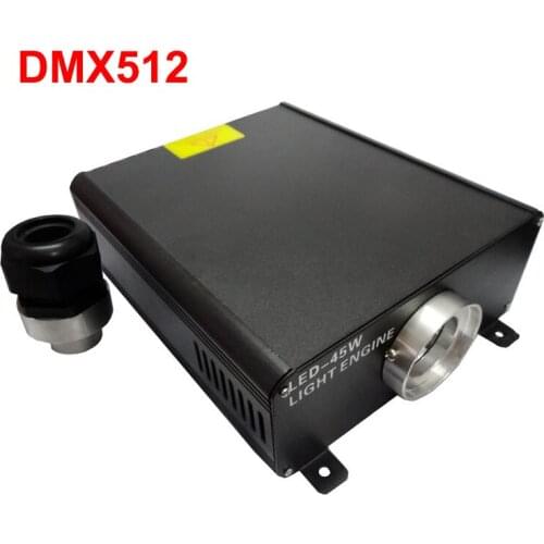 45W DMX fiber optic led light engine dmx 512 signal
