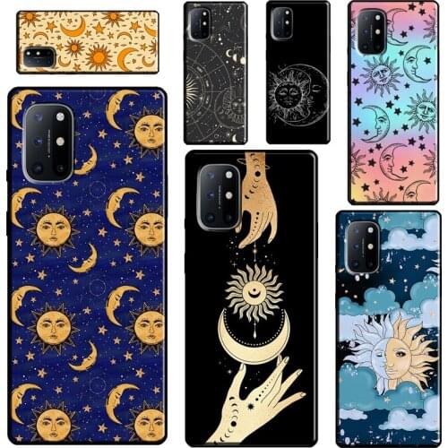Sun Moons Star Astrological Celestial Case For Realme 6 7 8 Pro GT Neo C21 C11 C3 Q3 Pro Soft Cover For OnePlus 8T 7T 9R 8 9 Pro