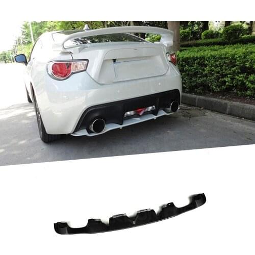 Bodykit Car Carbon Fiber Rear Diffuser Lip Spoiler for Toyota GT86 for Subaru BRZ 2014-2016 J Style FRP