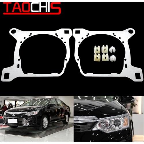 Car Styling frame adapter module set DIY Fastening Bracket Transition Frame for Toyota Camry 2012-2017 Hella 3r 5 Projector lens