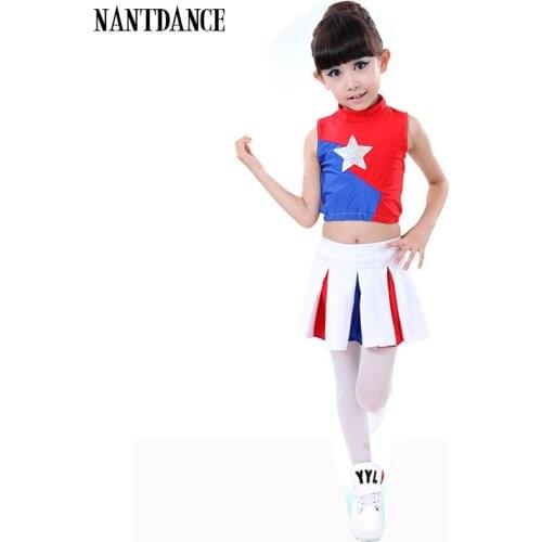 Girl Children Academic Dress Primary School Uniforms Set Kid Girls Student Costumes Boy Competition Suit Girl Cheerleader Suits