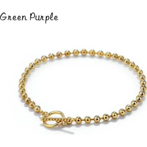 Green Purple Pair Bracelets