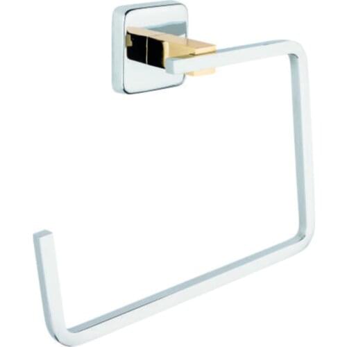 Ivory Custom Serial Stainless Round Towel Ring