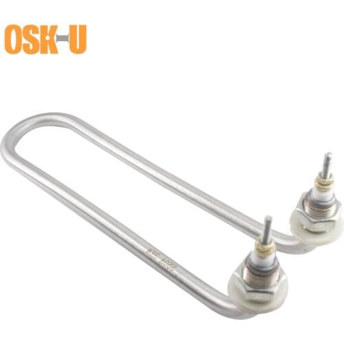 M18 U Shape Heating Element Stainless Steel 220V Bended Single U Type Water Heater Element for Steaming Machine 1.5KW/2KW/3KW