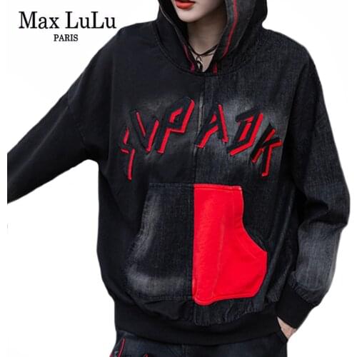Женские толстовки с принтом Max LuLu China At AliExpress