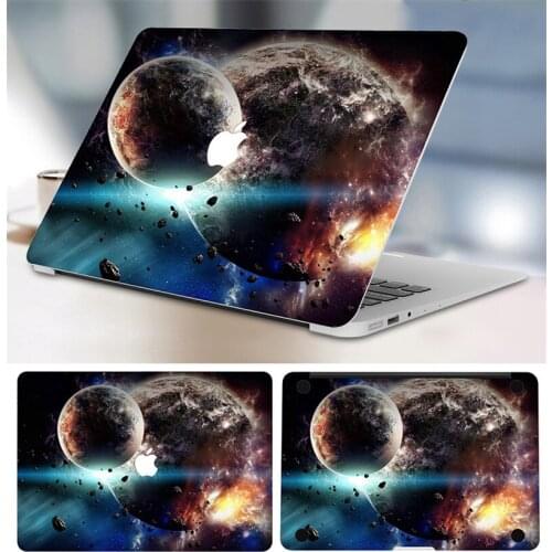 Starry Night PU Leather Laptop Sticker For MacBook Pro 16 13 inch 2019 A2141 A2159 Air 13 A2179 A1932 Retina A1707 Warp Skin