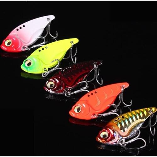 New Long Cast VIB Metal Lure 7g/10g/15g Sinking Vibration Blade Bait Artificial Spoon Lure Swimbait For Bass Pike Perch Fishing