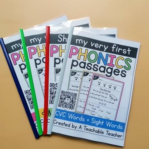 Educational Toys for Children My Very First Phonics Passages Wooksheet Classroom Learn English Painting Exercise Paper Book