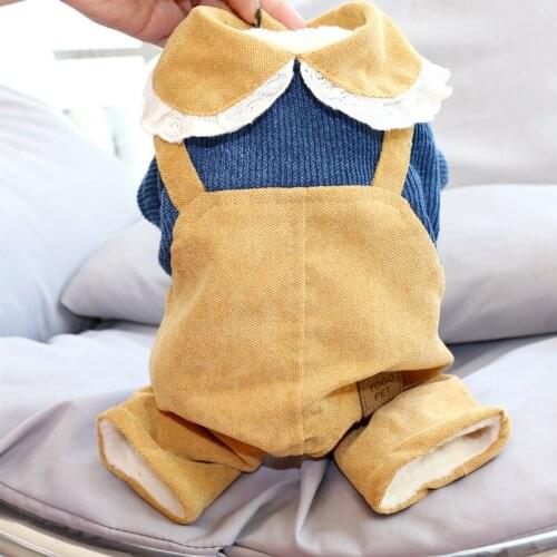 Autumn Winter Belly Protection Vest Warm Waterproof Clothes For Small Dogs Pet Clothes Pomeranian Costume