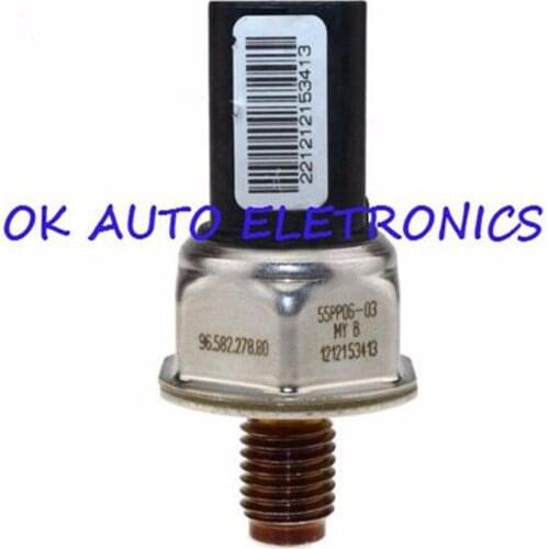 Fuel Rail Pressure Switch/Valve/Sensor For Citroen C1 C2 C3 C4 Xsara Berlingo Dispatch Picasso 1.4 1.6 HDI 55PP06-03 2002-2014