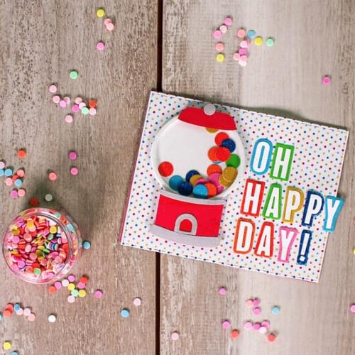 "Happy Birthday" "Have a Ball"Metal Cutting Dies& Coordinating Stamps For Scrapbooking Craft Die Cut Card Making Embossing Photo