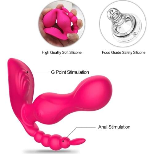 Wireless Remote Control Vibrator Sex Toys for Women Adults Couples Anal G Spot Clitoris Stimulator Vibrating Panties Dildo