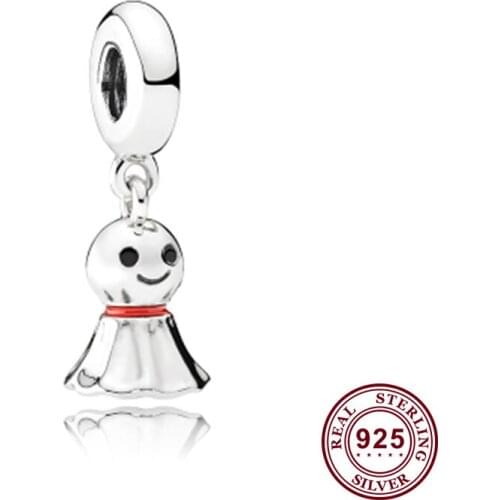 100% 925 Sterling Silver Charm Summer Sunny Doll Pendant Fit Pandora Women Bracelet & Necklace Diy Jewelry