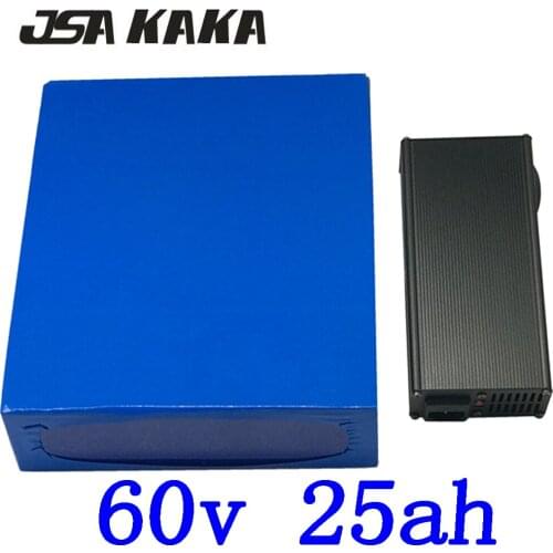60V 25AH Lithium Battery 60V 25AH 20AH Electric Bike Battery Pack 60V 3000W 2000W 1000W Electric Scooter Battery With 5A Charger
