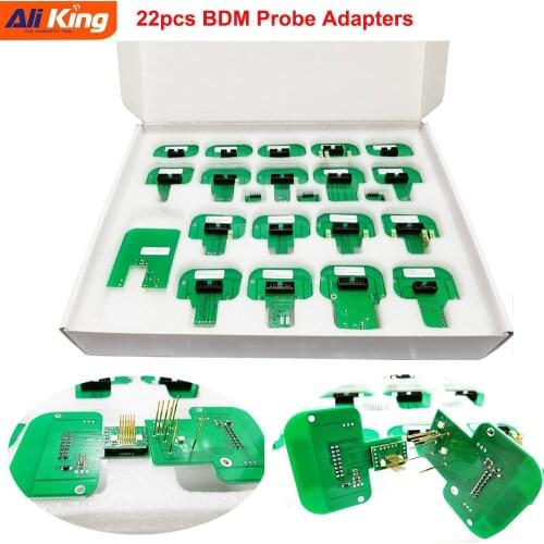 2021 New BDM Probe Adapters 22pcs BDM ADAPTER ECU RAMP For KESS KTAG BDM100/FGTECH V54 BDM Frame Full Sets ECU Programmer