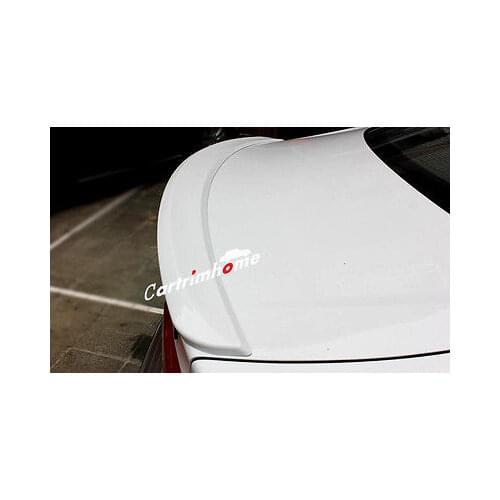 White Rear Trunk Spoiler Wing 1pcs For Chevrolet Malibu 2016 2017